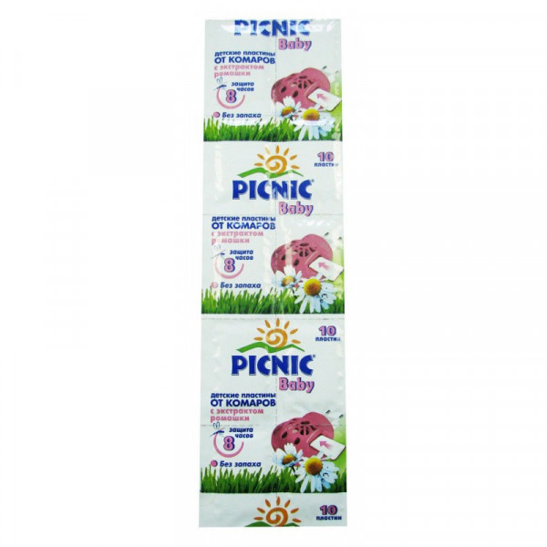 Пластины от комаров PICNIC Baby 000010489 10 шт