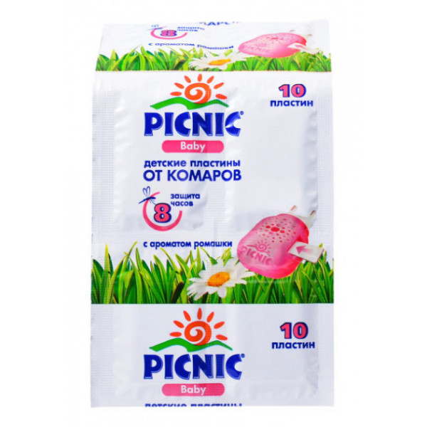 Пластины от комаров PICNIC Baby 000010489 10 шт