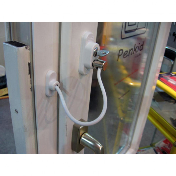 Замок безопасности с тросом Penkid Safety Lock SL1 Белый