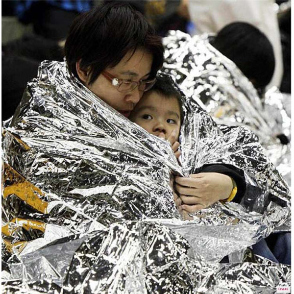 Походное туристическое термоодеяло EMERGENCY BLANKET UY215