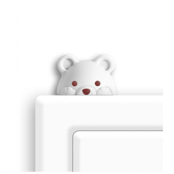 Держатель от опрокидывания комода Baby Safety White Bear WC874 1 шт