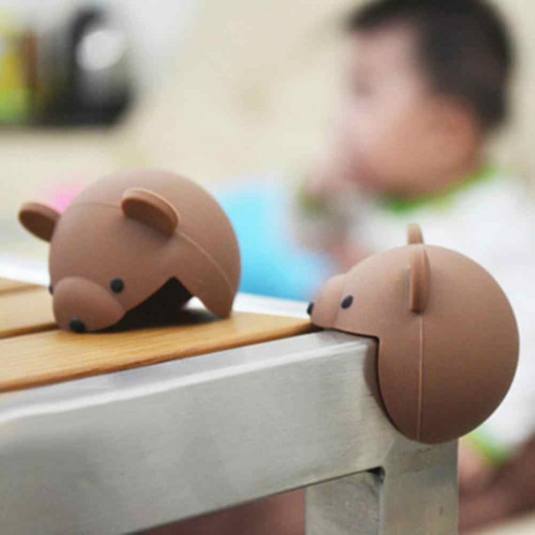 Защита на острые углы Звери Mambobaby HD00305 медведь 2 шт Коричневый