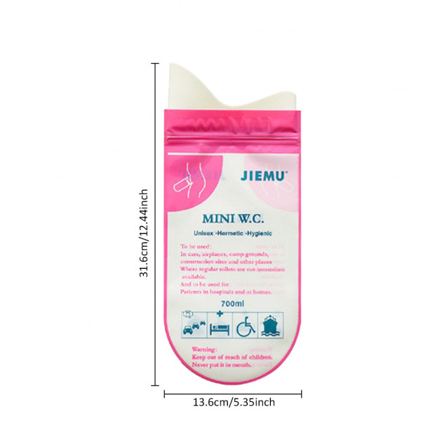 Минитуалет Jiemu PPE210 4 шт в упаковке