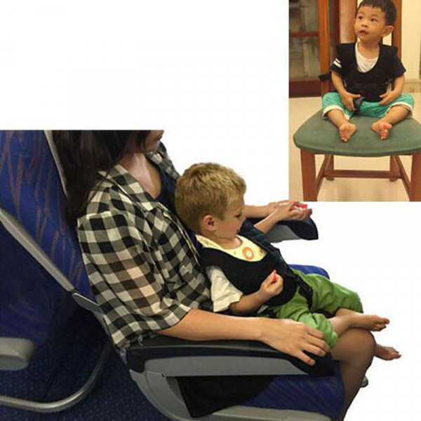 Пояс безопасности для ребенка в самолет Baby Safety BS920 Черный