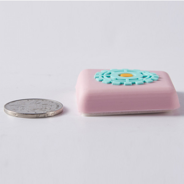 Антиударная накладка на стену Белый штурвал Little bean FZJD4 Розовый