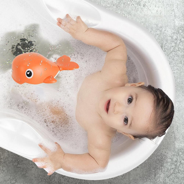 Заводная игрушка для ванной Касатка Anbebe HP7692 Красный