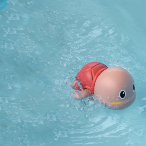 Заводная игрушка для ванной Черепашка Anbebe ST190R Красный