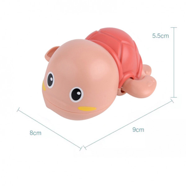 Заводная игрушка для ванной Черепашка Anbebe ST190R Красный