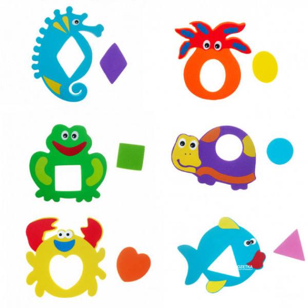 Набор Аквапазлы Kinderenok Bath 'n Puzzles 81113