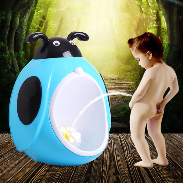 Детский настенный писсуар Божья Коровка Little bean BK738BL Голубой