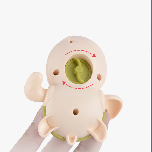 Заводная игрушка для ванной Черепашка Anbebe ST190BG зеленый панцирь Бежевый