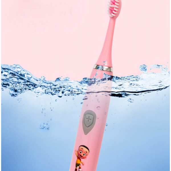Детская электрическая зубная щетка Ultradent E602P Розовый