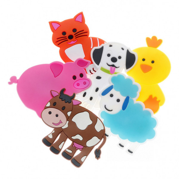 Игрушки на присосках для купания в ванной Ферма ТМ Kinderenok 061113