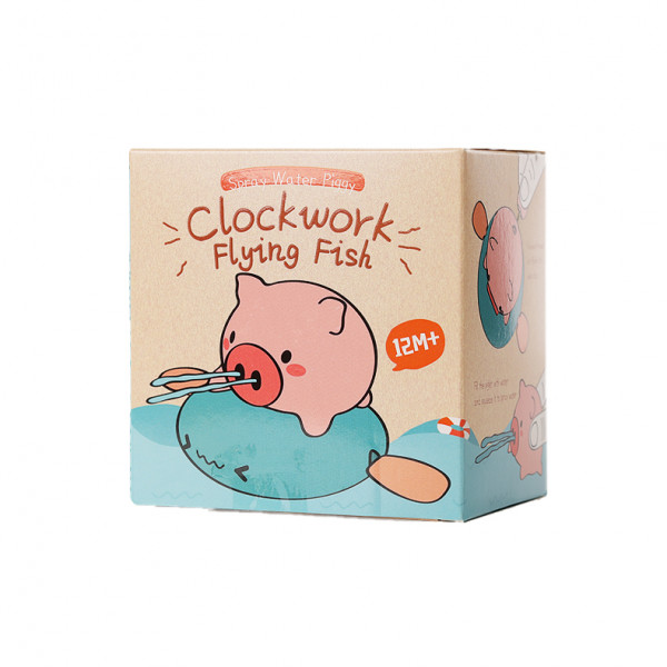 Заводная игрушка для ванной Свинка на ките Anbebe YB1783D
