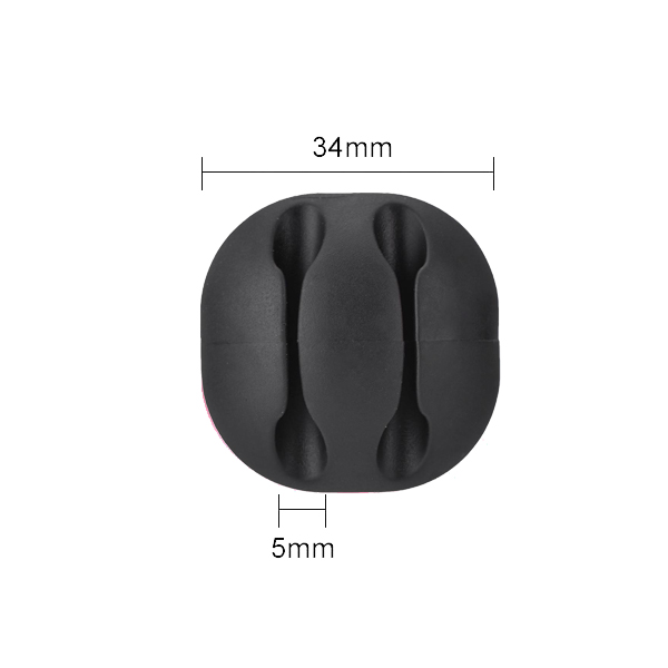 Органайзер для кабеля ExtraDigital Cable Clips CC948 Черный