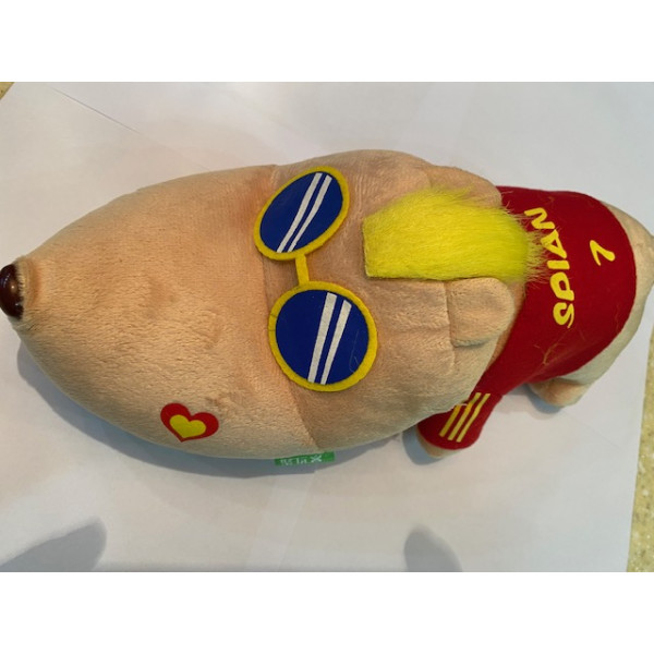 Дорожная подушка Little bean Щенячий патруль 3 с угольным наполнением Коричневый