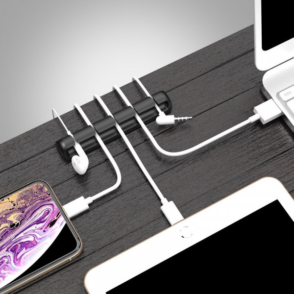 Органайзер для кабеля ExtraDigital Cable Clips CC942 Черный на 5