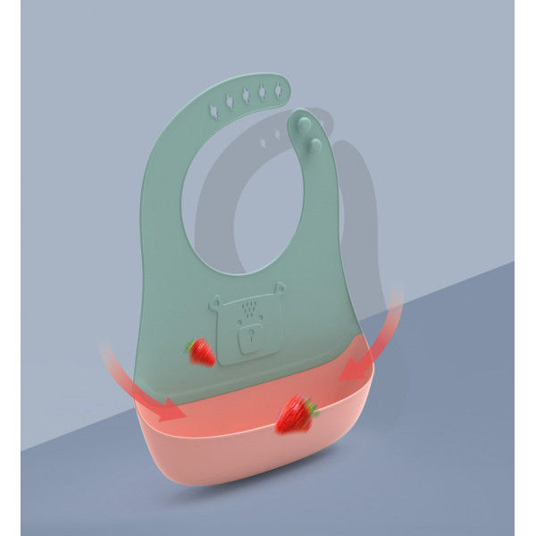 Нагрудник для кормления ONLYOU BABY Зеленый 10041