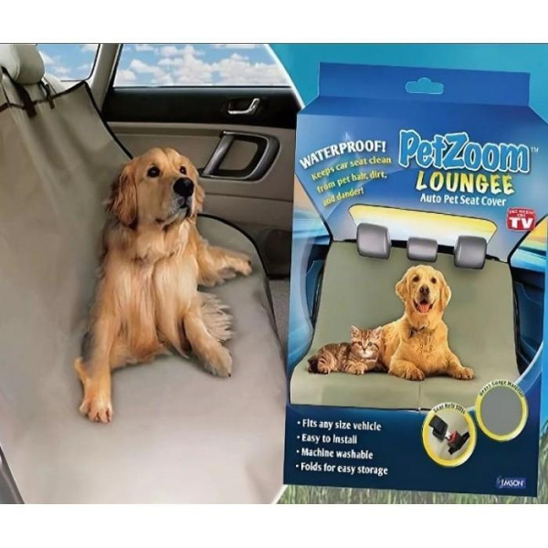 Подстилка чехол на автомобильное сиденье для домашних животных Pet Zoom Loungee Auto Зеленый