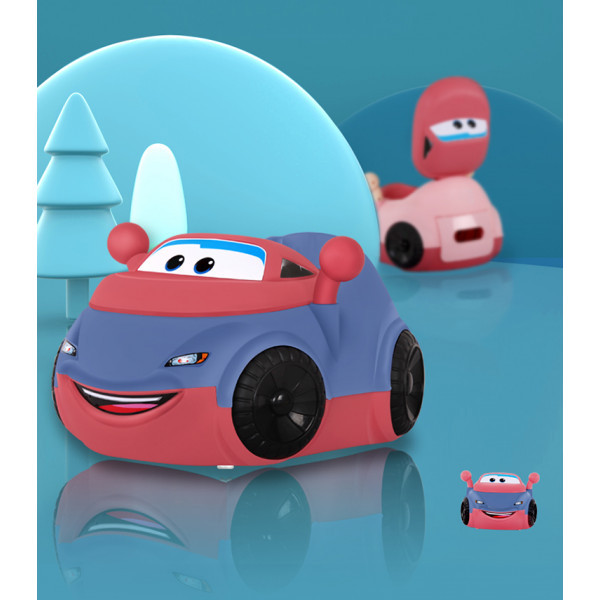 Горшок с мягким сиденьем Hogoobaby Тачки Синий