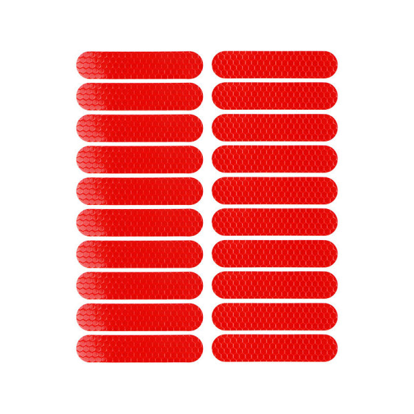 Комплект светоотражающих наклеек для электросамоката UKC Red