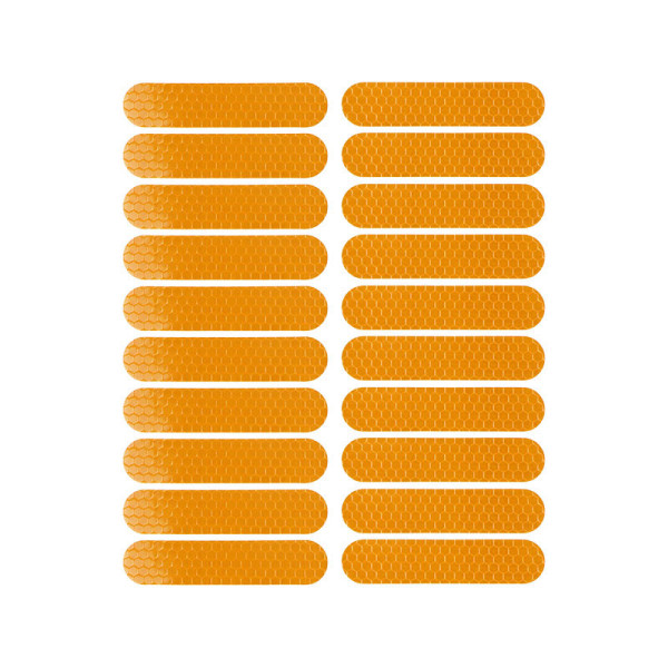 Комплект светоотражающих наклеек для электросамоката UKC Yellow