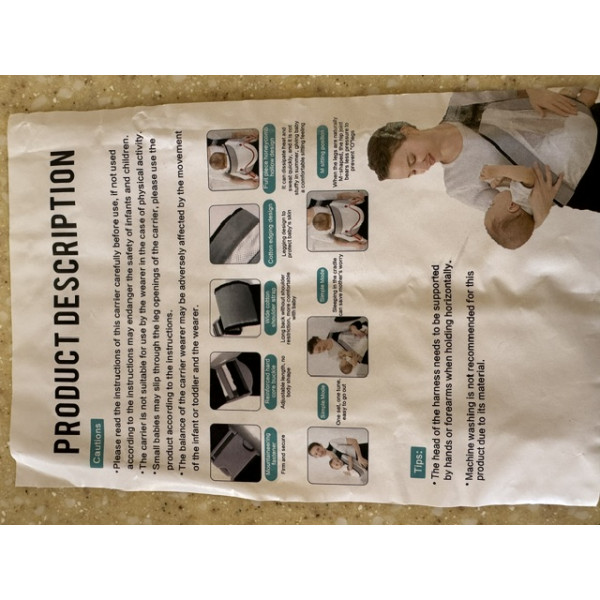 Рюкзак-перенос слинг для новорожденных Baby Safety Синий