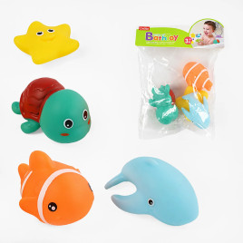 Комплект игрушек-пищалок "Морские обитатели" Bath Toys