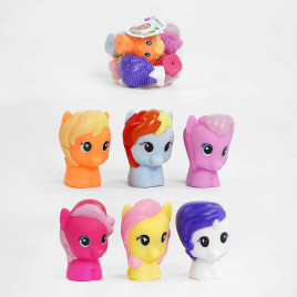 Игрушки  - пищалки "Пони" Bath Toys