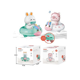 Плавающая игрушка "Летний кролик" с заводным механизмом Bath Toys