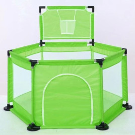 Дитячий складний манеж BabyBBZ TT74512290, 130 х 65 см, зеленый