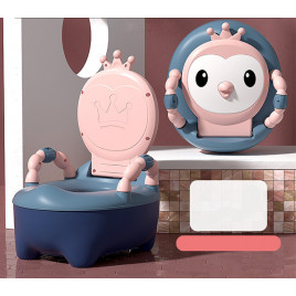 Горшок с мягким сиденьем BABY LEGEND Утенок Розовый  MBK0047