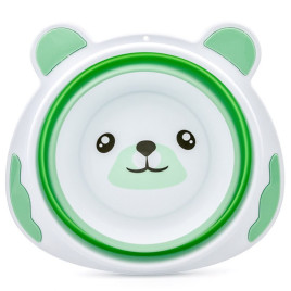 Детская ванночка для купания Панда Little bean BER01 Белый с зеленым