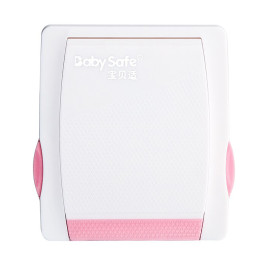 Блокиратор на окна и шкафкупе Baby Safety A02 Белый с розовым