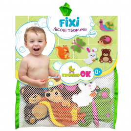 Набор игрушек на присосках для купания в ванной Лесные животные ТМ Kinderenok 040313