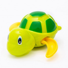 Заводная игрушка для ванной Черепаха Anbebe BT200GY Зеленый с желтыми ластами