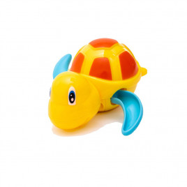 Заводная игрушка для ванной Черепаха Anbebe BT200YB Желтый с голубыми ластами