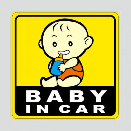 Наклейка в авто Baby in car 3M 12121
