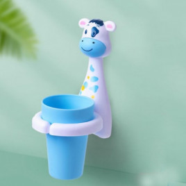 Стакандержатель для зубной щетки Genesis baby Жираф Голубой GB2020