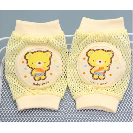 Наколенники детские для ползанья Roxy Kids P25 Мишка Желтый