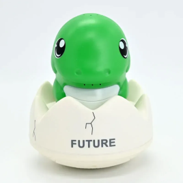 Игрушка для ванной "Динозаврик" с подсветкой на батарейках Bath Toys Зеленый