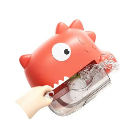Пенообразователь "Динозавр" с музыкой Bath Toys Красный